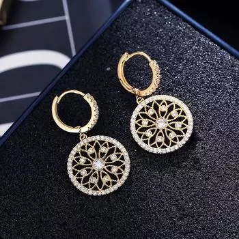 Антинг-Антинг Перникахан Берлиан Асли для Ванита 14К Кунинг Эмас Булат Беронгга Бату Пермата Мурни Антинг-Антинг Мева Моде Перхиасан Багус Emas