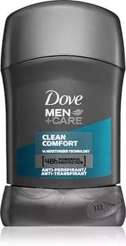Антиперспирант Dove Men+Care Твердый антиперспирант 48 часов TU прозрачный