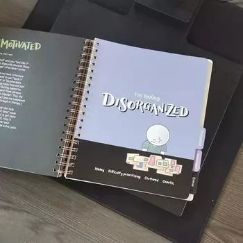 Антипланировщик Тег Книга Ежедневник Органайзер Блокнот Планировщик Победы Промедления Блокнот Канцелярские товары для студентов Офисные принадлежности A2