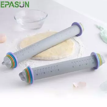 Антипригарная скалка, силиконовая помадка, тиснение, весы для помадки, регулируемый валик для теста для торта S