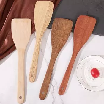 Антипригарная жаропрочная кухонная лопатка Senlan с длинной ручкой Kemu, single pack