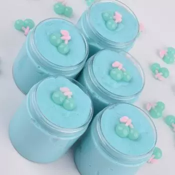 Антипригарные большие пенопластовые игрушки для снятия давления с ароматом DIY маслянистой грязевой слизи синий