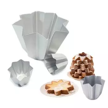Антипригарные формы Pandoro, легко извлекаемые из формы для выпечки хлеба, самодельная восьмиугольная форма для шифонового торта на Рождество S