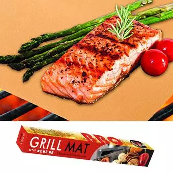 Антипригарный коврик для барбекю. Устойчивый к высоким температурам коврик для барбекю. Коврик для гриля из стекловолокна. Коврик для барбекю. B