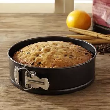 Антипригарный металлический противень для выпечки, круглая форма для выпечки, противень для духовки, съемное дно, формы для выпечки из углеродистой стали, противень, кухонные принадлежности для выпечки 12CM