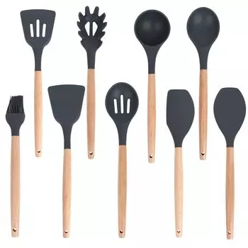 Антипригарный половник для супа, лопатка, кухонный инструмент, совок, дуршлаг, кухонная утварь
