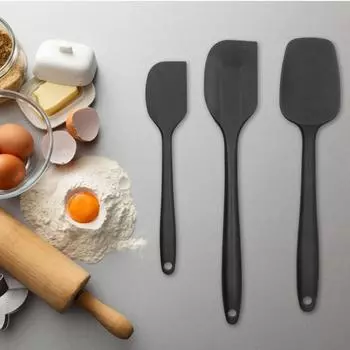 Антипригарный шпатель Силиконовый шпатель для масла Термостойкий скребок для выпечки крема для кухни