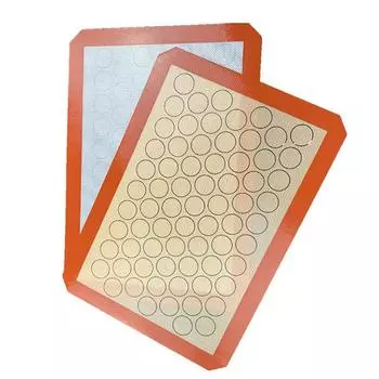 Антипригарный силиконовый коврик для выпечки в духовке, противень для макарон, противень для кухни