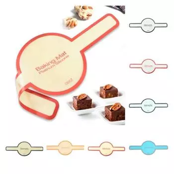 Антипригарный слинг для хлеба с длинной ручкой, круглый коврик для замешивания хлеба, силиконовый коврик для выпечки для женщин