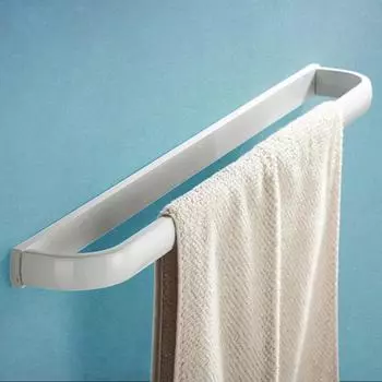 Antique Towel Bar White Black Rose Gold Nickel Chrome Brass Wall Mount Luxury Bathroom Towel Holder Shelf Rail 57cm Storage Rack