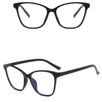 Антирадиационные очки для женщин Распродажа Оптические очки Очки кошачий глаз Очки Блокирующие очки чёрный