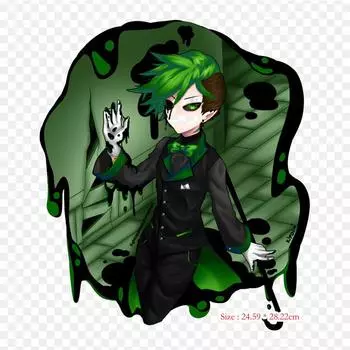 Antisepticeye Fanart Girl Fan Art Утюг на термопереносной печати Виниловые нашивки Наклейка для одежды DIY Аппликации Моющиеся нашивки