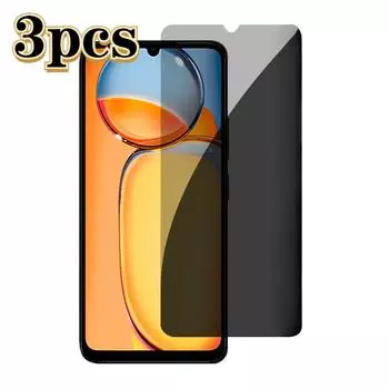 Антишпионское закаленное стекло для Xiaomi Redmi 13C 12C, Защитная пленка для экрана с полным покрытием, защитная пленка для Redmi13C 12 C, стекло For Samsung A12 чёрный