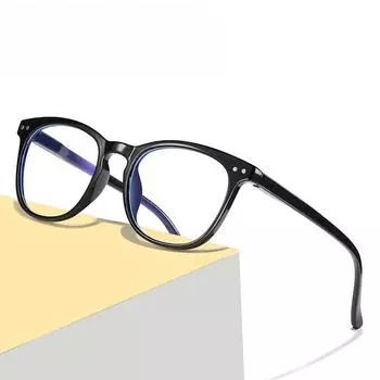 Антисиние очки могут быть оснащены оправой для очков для близорукости, компьютерные защитные очки, плоские очки