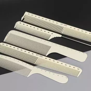 Антистатическая лазерная расческа для волос с нескользящей ручкой, профессиональная парикмахерская расческа WT127
