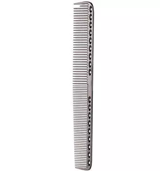 Антистатическая расческа для парикмахерских из нержавеющей стали чёрный