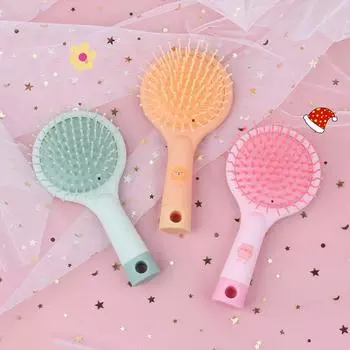 Антистатическая расческа Magic Detangler Hair Curl Straight Massage Comb Hair Brush Hair Care Styling Tools with Mirror