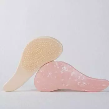 Антистатическая щетка для волос Marbling Magic с ручкой для распутывания волос, массажная расческа розовый