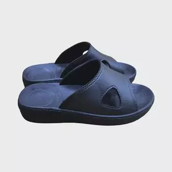 Антистатические нескользящие черные тапочки для мастерских - мягкие, утолщенные, непылящие, износостойкие 42