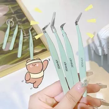 Антистатические пинцеты для накладных ресниц Наращивание ресниц Вспомогательный зажим для салона красоты 04