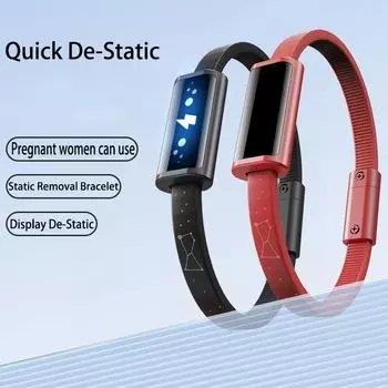 Антистатический браслет для человеческого тела, средство для снятия статического электричества, антистатическая цепь для транспортных средств, антистатический разряд Black