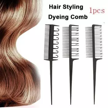 Антистатический инструмент для укладки волос, расческа с мелкими зубьями для укладки, окрашивания, плетения, стрижки, щетка для волос 1