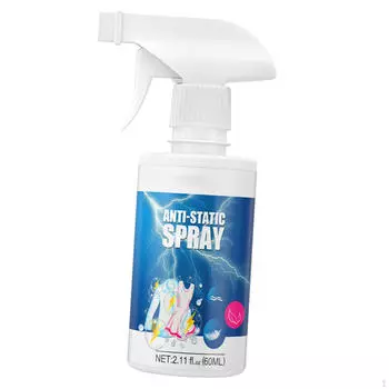 Антистатический спрей для домашней одежды, средство для удаления статического электричества с одежды, эффективный,