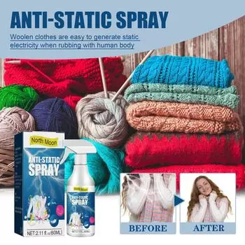 Антистатический спрей, одеяло для домашней одежды, антистатический прочный пуховик, спрей для волос