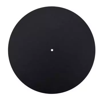 Антистатический виниловый коврик для проигрывателя пластинок Антистатический плоский мягкий коврик из натуральной кожи Slipmat (1.5mm)