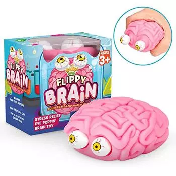 Антистресс Flippy Brain Squishy Eye Popping Squeeze Игрушка-непоседа Классные вещи Дети СДВГ Аутизм Игрушка для облегчения тревоги Хэллоуин