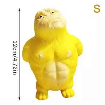 Антистрессовые игрушки-фиджет Big Giant Orangutan, мягкие игрушки, эластичная обезьянка, забавная горилла, игры для снятия стресса, украшения дома Sc 16cm