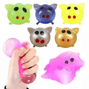 Антистрессовый мяч, декомпрессионный мяч, вентиляционная игрушка, вентиляционный шар, липкий водяной шар, игрушки зелёный