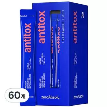 Antitox Zero Absolu Gargle, 11мл, 60 шт.