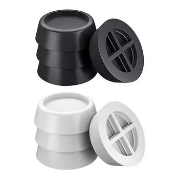 Антивибрационные ножки, резиновые ножки, тихий коврик для стиралки, подставка для амортизатора белый