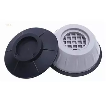 Антивибрационные прокладки Бесшумные резиновые ножки для стиральной машины Фиксированное основание холодильника чёрный