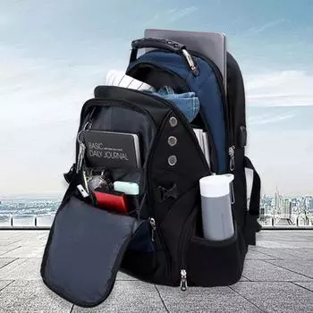 Антивор модный мужской рюкзак многофункциональный водонепроницаемый 17,3-дюймовый ноутбук сумка мужская зарядка USB дорожные рюкзаки мужской Mochila