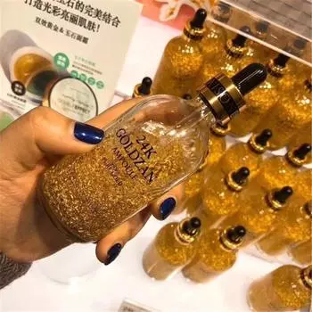 Антивозрастная сыворотка для лица с 24-каратным золотом и гиалуроновой кислотой 15 мл 15ml