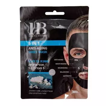 Антивозрастная укрепляющая маска 5 в 1 Для мужчин ЗДОРОВЬЕ И КРАСОТА