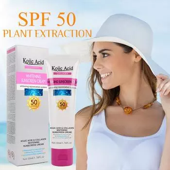 Антивозрастной солнцезащитный крем для лица SPF 50 для всех типов кожи – водостойкий 50ml