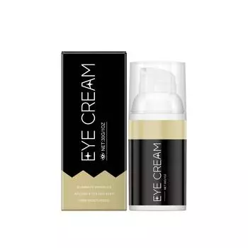 Антивозрастной увлажняющий крем для кожи вокруг глаз эффективно питает кожу вокруг глаз подходит для всех типов кожи используйте при постоянном использовании для сияния. One Size чёрный