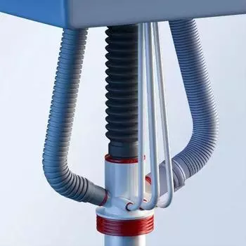 Антизапаховый адаптер для сливной трубы раковины, многофункциональный, аккуратный, уплотнительное кольцо для соединения сливной трубы, канализационная ветка для кухонной раковины белый