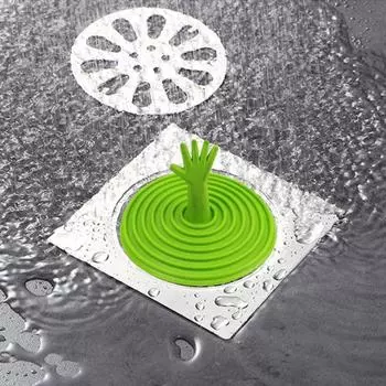 Антизасоряющая долговечная красивая водонепроницаемая универсальная уплотнительная прокладка без заусенцев для дренажа чёрный