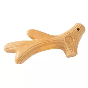 Antler Dog Chew Toy Teeth Grinding Bite Resistant Boredom Relief Antler Pet Teething Stick for S 5.1in