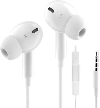 Antool с наушниками с Iahon Call, совместимыми с домашними стандартными наушниками CTIA, проводными, с микрофоном, с защитой от спутывания, микрофоном, вкладышами