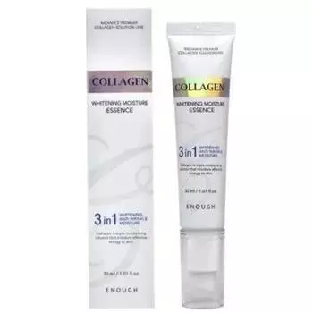 Антвозрастная увлажняющая эссенция для лица с коллагеном ENOUGH Collagen 3in1 Essence 30мл