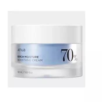 Anua Birch 70% Moisture Boosting Cream 50 мл, Увлажняющий, Освежающий, Увлажняющий, Корейская косметика, Kbeauty, образец