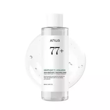 ANUA Dokudami 77 Soothing Toner 250ml Lotion Wiping Lotion Moisturizing Moist Lotion Fluctuational Skin Oily Skin Heartleaf Toner Skin Care Korean Lot