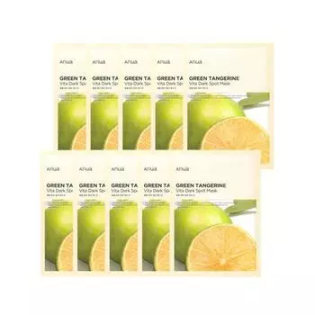 ANUA Green Tangerine Vita Dark Spot Mask 25ml * 10 шт.