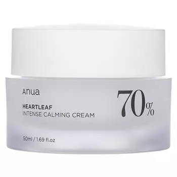 Anua, Heartleaf 70% Intense Calming Cream, 50 ml (1.69 fl oz)