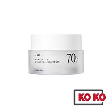 [ANUA] Heartleaf 70% интенсивный успокаивающий крем, 50 мл 50ml